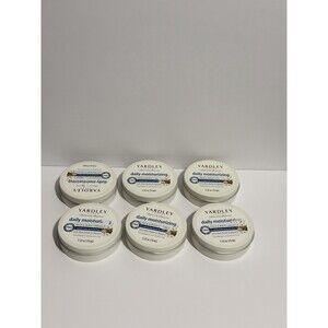 Yardley Daily Moisturizing Face & Body Cream‎ 2.53oz Shea Butter Glycerin 6 Pk